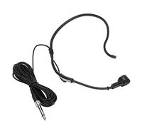 Microphone Casque Filaire de 16,4 Pieds, Microphone à d'oreille de 6,35 Mm, Micro à d'oreille Dynamique Ergonomique pour Haut-parleurs de karaoké, Enseignement des