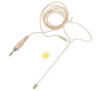 Microphone Casque sans Fil Portable pour Parler et Chanter en Scène | Ajustement Confortable et Sûr, Léger et Réglable, Prise 3,5mm, Khaki, pour Conférences et Spectacles