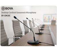 Microphone Condensateur - BOYA - BY-GM18CB - Cardioïde - Noir - Idéal pour Conférences