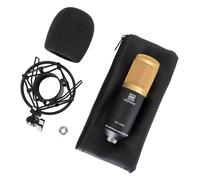 Microphone Condensateur Mic Enregistrement Studio Professionnel Etui Shockmount