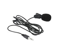 Microphone cravate 3,5 mm mains libres avec clip pour PC et ordinateur portable pour vidéoconférence, vlogging, cravate cravate micro de studio omnidirectionnel allumé