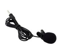Microphone Cravate à Pince 3,5mm Noir pour Enseignement et Conférences