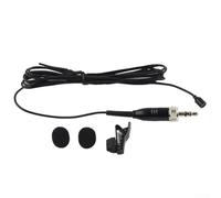 Microphone cravate compact avec clip amovible, motif omnidirectionnel pour un son clair dans différents paramètres