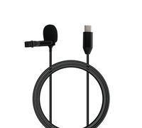 Microphone cravate compatible avec appareil photo DJI Osmo Pocket 3, Insta360 X4 ONE X2 X3 - Micro externe USB-C Lav avec clip de revers