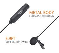 Microphone Cravate, Cvm-V02C Micro Cravate Compact, 1.8 M Microphone Pour Canon Nikon/Sony/Appareil Photo Reflex/Numérique Smartphone Podcast Interview[Z3916]