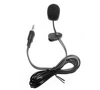 Microphone cravate externe à clipser avec prise jack 5 mm pour téléphone, mains libres, haute performance, portable, enseignement, discours, guide touristique