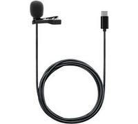 T'nB Microphone cravate filaire USB-C 2 m – idéal pour streamers et youtubeurs – Noir