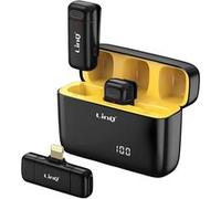 Microphone Cravate iPhone Sans Fil Réduction de Bruit Lightning LinQ Noir Noir G