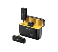Microphone Cravate iPhone Sans Fil Réduction de Bruit Lightning Noir