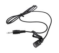 Microphone cravate mono en métal avec collier jack 3 5 mm pour haut-parleur, ordinateur, ordinateur portable, unidirectionnel, anti-bruit, protection contre le vent, enregistrement de musique