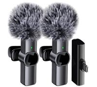 Microphone cravate pour téléphone - Petit microphone sans fil, petit microphone à revers sans couture pour réduction du bruit pour homme et femme