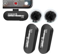 Microphone Cravate sans Fil, 2.4GHz[Type-C&USB] 2TX&1RX Mic Cravate Plug&Play Simple Pression Sourdin pour Téléphone Andriod Vlog Interview Tiktok, Micro-Cravate-sans-Fil-Smartphone
