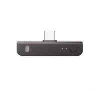 Microphone cravate sans fil pour DJI RC2 RC PRO - Micro à revers intelligent à réduction du bruit pour podcast et enregistrement interview - Micro portable avec pince à cravate noir 5 x 1,1 x 0,8 cm