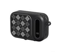 Microphone cravate sans fil pour enseignants, système sonore à haut volume avec design allumé, parfait pour les présentations en classe, les séances d'entraînement pour les sessions (M99 Noir)