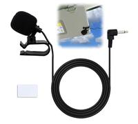 Microphone de 3,5 mm Micro Externe Mic Compatible avec JVC Kenwood Sony Alpine pour Unité Principale de Véhicule Voiture Bluetooth Activé Radio Stéréo GPS DVD