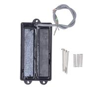 Microphone de basse sans bruit à double bobine fermé pour guitare basse électrique à 4 cordes, micro de remplacement à tonalité chaude et sans bourdonnement, fourni avec vis et