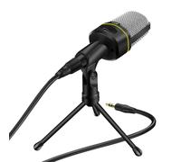 Microphone de Bureau branchement Jack 3.5mm avec Support Noir