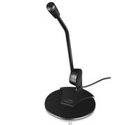 SPEEDLINK SL-8702-BK PURE Desktop Voice Microphone - Microphone - noir