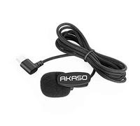 Microphone de caméra d'action avec entrée Type-C compatible avec les caméras Akaso EK7000 PRO/BRAVE 4/ BRAVE 4 PRO/ V50 X/ V50 ELITE/BRAVE 7/ BRAVE 8