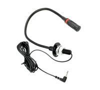 Microphone de communication passagers 3,5 mm, montage col de cygne, B | Entrée vocale avec matériel de montage sur panneau pour l'annonce pour les systèmes d'annonce de véhicule