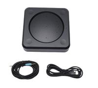 Microphone de conférence, 3,5 mm omnidirectionnel Conférence Speakerphone Réduction du Bruit pour Les salles de réunion 360 Pick-up omnidirectionnel 10m
