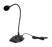 Microphone de Conférence, Microphone à Col de Cygne Réglable Multi-Angle de Bureau Portable à Condensateur Micro Filaire USB, pour la Diffusion en Direct de Cours en Ligne sur