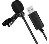 Microphone de conférence USB pour ordinateurs de bureau et portables (longueur 1,5 m), microphone à condensateur PC omnidirectionnel à 360° pour téléconférence, chat en ligne, podcasts, enregistrement