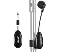 Microphone de Flûte Sans Fil 2,4 G pour Instruments de Musique, Récepteur et Émetteur Sans Fil, pour Flûte et plus encore
