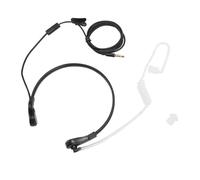 Microphone de gorge pour communication discrète, oreillette tubulaire acoustique résistante au bruit, fonctionnement mains libres, compatibilité