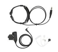 Microphone de gorge professionnel à conduction osseuse, adaptateur tactique offrant un son clair pour les activités de plein air et les combats sur