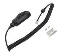 Microphone de haut-parleur à ondes courtes 8 broches pour Yaesu FT-450/FT-450D/FT-817/FT-817ND/FT-818/FT-857/FT-857D/FT-891/FT-897/FT-897D, solide pour câble spiralé en TPU, prise en main ergonomique