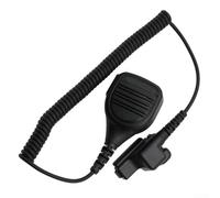 Microphone de haut-parleur Motorola XTS Series PMMN4051B compatible avec XTS5000 XTS3000 XTS2500 XTS1500 et équipé de deux interfaces audio de 3,5 mm