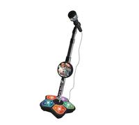 Microphone de jeu de rôle pour enfant avec support, LED colorée pour les spectacles de scène et les jeux interactifs, fête de chant LED, machine de karaoké s'allume