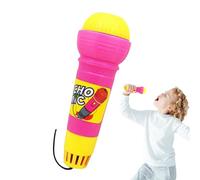 Microphone de jouets Batterielose avec renforcement du langage, jouets de microphone de karaoké magique sans batterie, renforcement du langage pour les jeunes