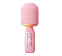 Microphone de karaoké Bluetooth sans Fil avec Lumière RVB, Haut-Parleur de karaoké Portable pour Enfants Adultes, Prise en de la Voix Intelligente AI, Changement de Voix,