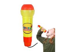Microphone de karaoké - Gadget de chant | Divertissement pour tout-petits, jouet trompé, amplificateur de voix, accessoires musicaux, effets sonores amusants, sans piles, jouet microphone