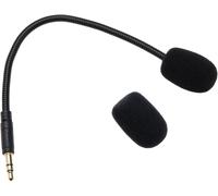 Microphone de Rechange de 3,5 mm - Réduit Le Bruit - Amovible - Compatible avec Les Casques de Jeu sans Fil SteelSeries Arctis 1 - Noir - avec Housse en Mousse
