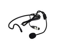 Microphone de rechange pour casque Shure BLX14/P31 UHF sans fil, émetteur de poche, mini-connecteur à 4 broches, condensateur, unidirectionnel, ta4f 4 broches, noir