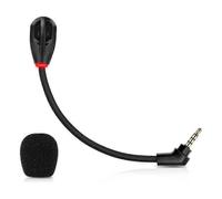 Microphone de remplacement 3,5 mm compatible avec le casque sans fil HyperX Cloud Flight à réduction de bruit
