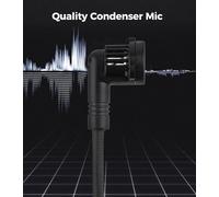 Microphone De Saxophone Sans Fil 2.4G, Clip Sur Instruments De Musique Microphone, Récepteur Et Émetteur Sans Fil, Pour Saxophone Et Plus