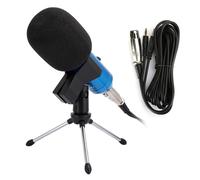 Microphone de streaming avec une large réponse en fréquence, trépied pliable et réglable pour un placement polyvalent, de bonne qualité et