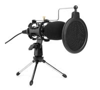Microphone de Studio à condensateur filaire USB avec Clip de support, pour PC, ordinateur, enregistrement de conférence en direct, diffusion de médias Vlog