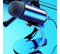Microphone de table en plastique noir pour conférences