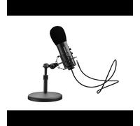 Microphone de Table GENESIS Radium 600 G2 Noir, Condensateur Unidirectionnel, USB Type-C, 30-18000Hz, -36dB, Métal, Compatible Windows/macOS