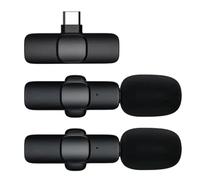 Microphone De Téléphone Portable, Microphones Sans Fil Sans Fil, Transmetteur Vocal Portable Antistatique Pour Enregistrement Externe Live Streaming Vlog Podcasting Jeux Vidéo Discours Public