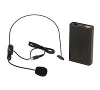 Microphone de tête sans fil - IBIZA SOUND - PORTHEAD12 - 203.5MHz - Portée 50m - Couleur Noir