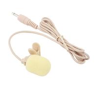 Microphone de Type Lavalier, Mini-Micro Lavalier à Clipser avec Réduction du Bruit, Coupe-Vent, Anti-interférence pour la Réunion D'enregistrement D'interview