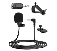 Microphone de Voiture 3,5 mm Compatible avec JVC Kenwood Sony Alpine GPS DVD Micro de Rechange avec Adaptateur 2,5 mm, Micro Externe Autoradio pour Principale de Véhicule Bluetooth Activé Radio Stéréo