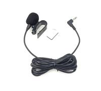 Microphone de voiture stéréo coudé mono ZJ025MR 3,5 mm avec prise jack 3,5 mm, microphone externe Bluetooth pour voiture, navigateur GPS, microphone cravate, microphone de ligne
