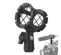 Microphone d'enregistrement Shockmount - Clip de support de microphone | Support résistant aux chocs pour studio, podcast, streaming, amélioration de la clarté audio, accessoire professionnel